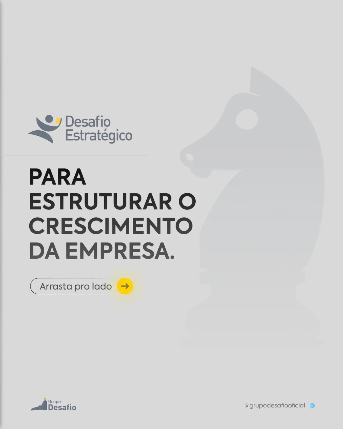 Referência visual: Desafio Estratégico · composição clara