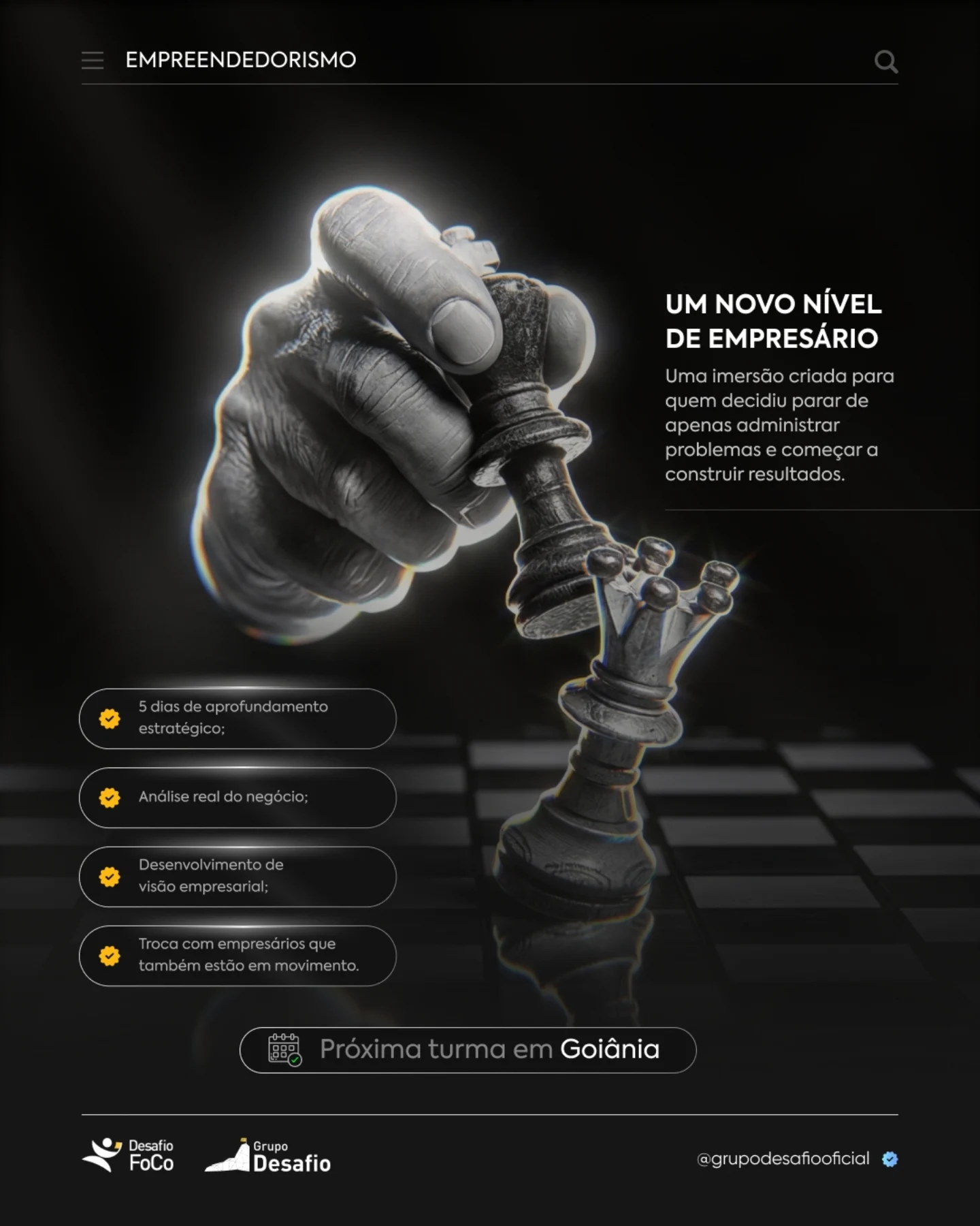 Referência visual: FoCo · força e direção